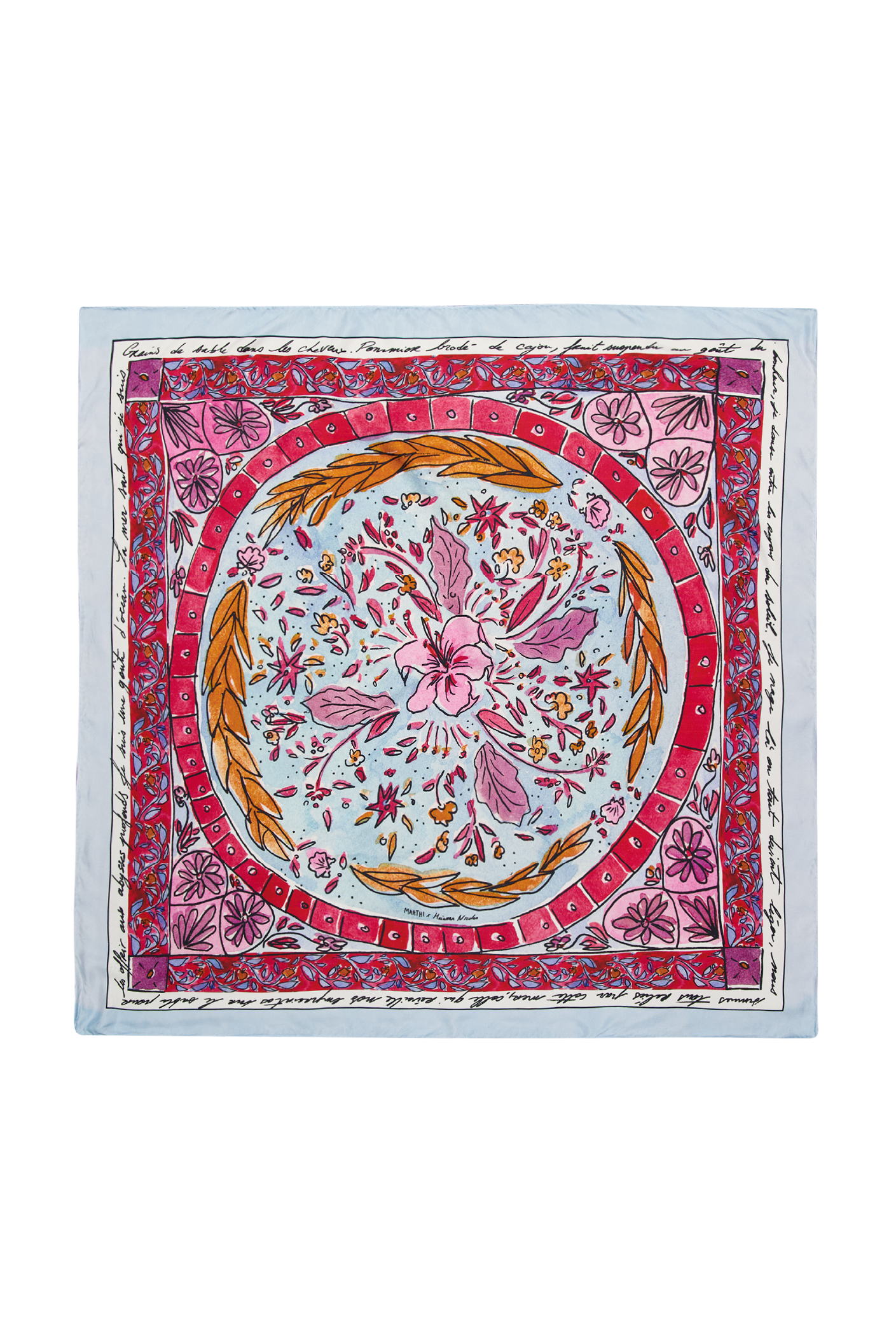 Tide - Silk Scarf